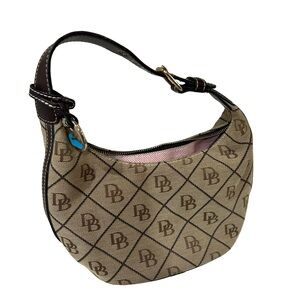 Dooney & Bourke Monogram Tan Shoulder Bag